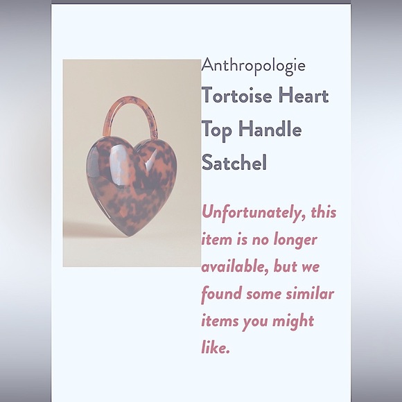 Last one!🎀Anthro Yellow TortHeart Bag w/dust bag~sold out ltd ed!💝#Rare #SoldOut - Picture 4 of 11